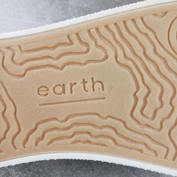 Earth Origins Shoes 7 Wide Embroidered Knit Mules Zilly Slides Granite - Picture 8 of 13